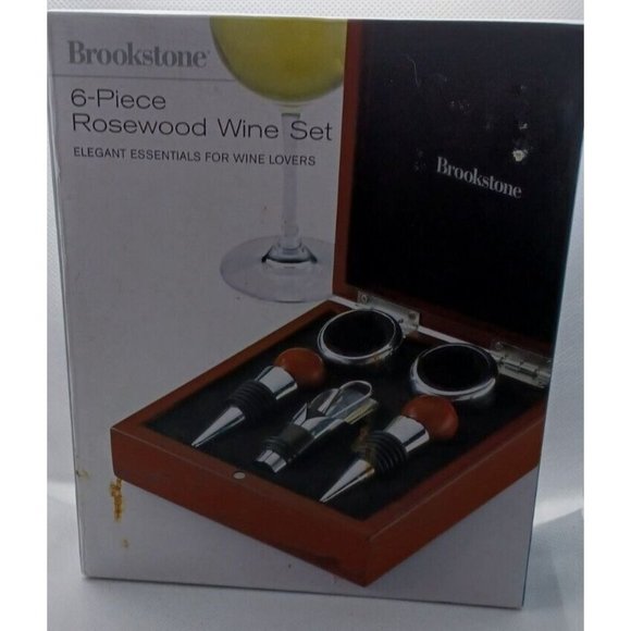 Brookstone 6-Piece Rosewood Wine Set 【公式通販】